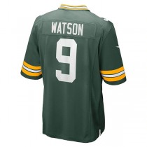 GB.Packers #9 Christian Watson Green Game Player Jersey Stitched American Football Jerseys