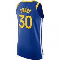G.State Warriors #30 Stephen Curry 2020-21 Authentic Jersey Icon Edition Royal Stitched American Basketball Jersey