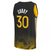 G.State Warriors #30 Stephen Curry Fanatics Branded 2022-23 Fastbreak Jersey City Edition Black Stitched American Basketball Jersey