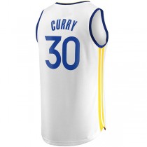 G.State Warriors #30 Stephen Curry Fanatics Branded Fast Break Replica Player Jersey White Association Edition Stitched American Basketball Jersey