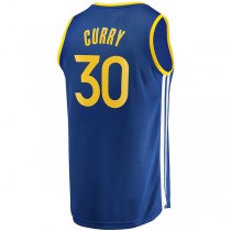 G.State Warriors #30 Stephen Curry Fanatics Branded Fast Break Replica Player Team Jersey Icon Edition Royal Stitched American Basketball Jersey