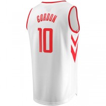 H.Rockets #10 Eric Gordon Fanatics Branded Fast Break Player Replica Jersey Association Edition White Stitched American Basketball Jersey