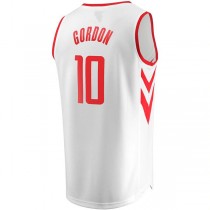 H.Rockets #10 Eric Gordon Fanatics Branded Fast Break Replica Player Jersey Association Edition White Stitched American Basketball Jersey