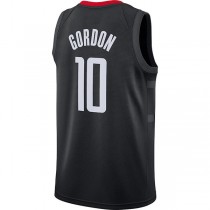 H.Rockets #10 Eric Gordon Swingman Jersey Statement Edition Black Stitched American Basketball Jersey