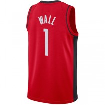H.Rockets #1 John Wall 2020-21 Swingman Jersey Icon Edition Red Stitched American Basketball Jersey