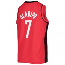 H.Rockets #7 Victor Oladipo 2020-21 Swingman Jersey Icon Edition Red Stitched American Basketball Jersey