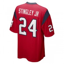 H.Texans #24 Derek Stingley Jr. Red Player Game Jersey Stitched American Football Jerseys