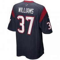 H.Texans #37 Domanick Williams Navy Game Retired Player Jersey Stitched American Football Jerseys