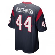 H.Texans #44 Jalen Reeves-Maybin Navy Game Player Jersey Stitched American Football Jerseys