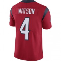 H.Texans #4 Deshaun Watson Red Vapor Untouchable Limited Jersey Stitched American Football Jerseys