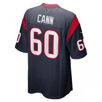 H.Texans #60 A.J. Cann Navy Game Player Jersey Stitched American Football Jerseys