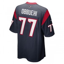 H.Texans #77 Cedric Ogbuehi Navy Game Jersey Stitched American Football Jerseys
