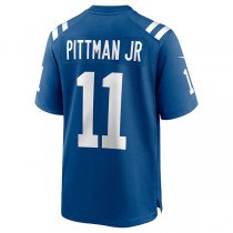 IN.Colts #11 Michael Pittman Jr. Royal Game Player Jersey Stitched American Football Jerseys