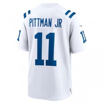 IN.Colts #11 Michael Pittman Jr. White Game Jersey Stitched American Football Jerseys