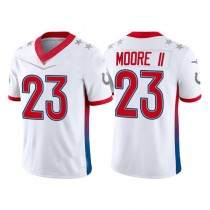 IN.Colts #23 Kenny Moore II 2022 White Pro Bowl Stitched Jersey American Football Jerseys