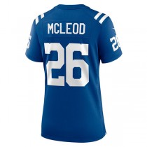 IN.Colts #26 Rodney McLeod Royal Player Game Jersey Stitched American Football Jerseys