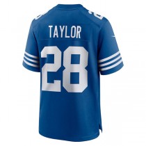 IN.Colts #28 Jonathan Taylor Royal Alternate Game Jersey Stitched American Football Jerseys