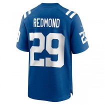 IN.Colts #29 Will Redmond Royal Game Player Jersey Stitched American Football Jerseys