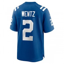 IN.Colts #2 Carson Wentz Royal Game Jersey Stitched American Football Jerseys