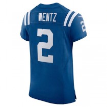IN.Colts #2 Carson Wentz Royal Vapor Elite Player Jersey Stitched American Football Jerseys