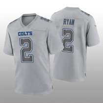IN.Colts #2 Matt Ryan Gray Game Atmosphere Jersey Stitched American Football Jerseys