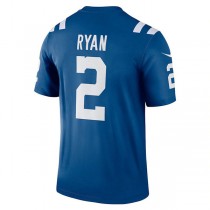 IN.Colts #2 Matt Ryan Royal Legend Jersey Stitched American Football Jerseys