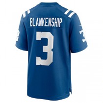IN.Colts #3 Rodrigo Blankenship Royal Game Jersey Stitched American Football Jerseys