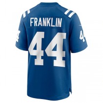 IN.Colts #44 Zaire Franklin Royal Game Jersey Stitched American Football Jerseys