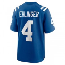 IN.Colts #4 Sam Ehlinger Royal Game Jersey Stitched American Football Jerseys