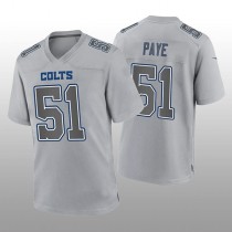 IN.Colts #51 Kwity Paye Gray Game Atmosphere Jersey Stitched American Football Jerseys