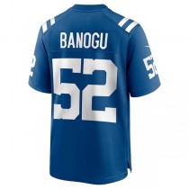 IN.Colts #52 Ben Banogu Royal Game Jersey Stitched American Football Jerseys