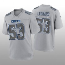 IN.Colts #53 Darius Leonard Gray Game Atmosphere Jersey Stitched American Football Jerseys
