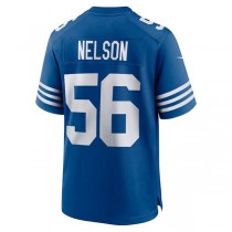 IN.Colts #56 Quenton Nelson Royal Alternate Game Jersey Stitched American Football Jerseys