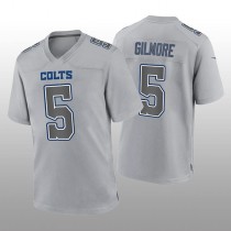 IN.Colts #5 Stephon Gilmore Gray Game Atmosphere Jersey Stitched American Football Jerseys