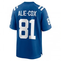 IN.Colts #81 Mo Alie-Cox Royal Team Game Jersey Stitched American Football Jerseys