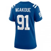 IN.Colts #91 Yannick Ngakoue Royal Player Game Jersey Stitched American Football Jerseys