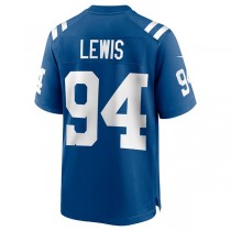 IN.Colts #94 Tyquan Lewis Royal Game Jersey Stitched American Football Jerseys