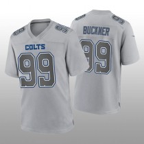 IN.Colts #99 DeForest Buckner Gray Game Atmosphere Jersey Stitched American Football Jerseys