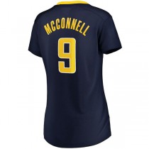 IN.Pacers #9 T.J. McConnell Fanatics Branded Women's Fast Break Player Replica Jersey Navy Icon Edition Stitched American Basketball Jersey