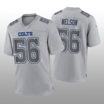IN. Colts #56 Quenton Nelson Gray Game Atmosphere Jersey Stitched American Football Jerseys