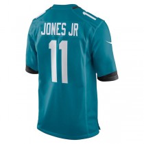 J.Jaguars #11 Marvin Jones Jr. Teal Game Jersey Stitched American Football Jerseys