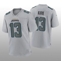 J.Jaguars #13 Christian Kirk Gray Atmosphere Game Jersey Stitched American Football Jerseys