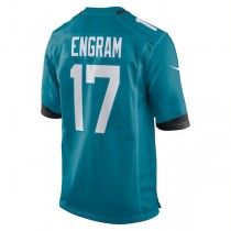 J.Jaguars #17 Evan Engram Teal Game Jersey Stitched American Football Jerseys