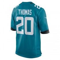 J.Jaguars #20 Daniel Thomas Teal Game Jersey Stitched American Football Jerseys