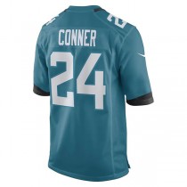 J.Jaguars #24 Snoop Conner Teal Game Player Jersey Stitched American Football Jerseys