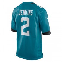 J.Jaguars #2 Rayshawn Jenkins Teal Game Player Jersey Stitched American Football Jerseys