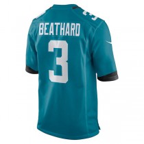 J.Jaguars #3 C.J. Beathard Teal Game Jersey Stitched American Football Jerseys