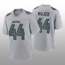 J.Jaguars #44 Travon Walker Gray Atmosphere Game Jersey Stitched American Football Jerseys