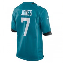 J.Jaguars #7 Zay Jones Teal Game Jersey Stitched American Football Jerseys