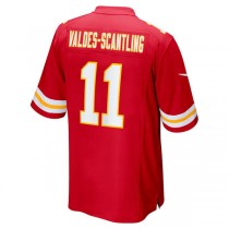 KC.Chiefs #11 Marquez Valdes-Scantling Red Game Jersey Stitched American Football Jerseys